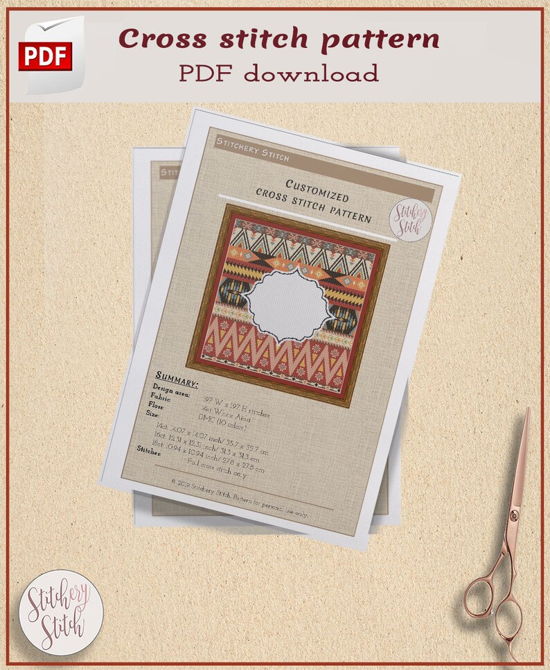 Cross Stitch Pattern Custom Words - Etsy Sweden