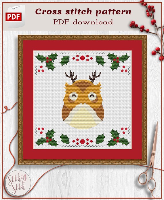 Owl Cross Stitch Chart