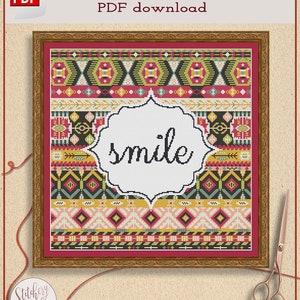 Customized Cross Stitch Pattern, Choose words