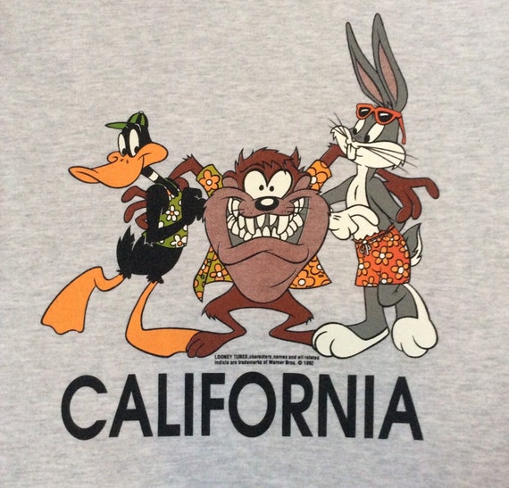 1992 LOONEY TUNES CALIFORNIA vintage sweatshirt - image 1