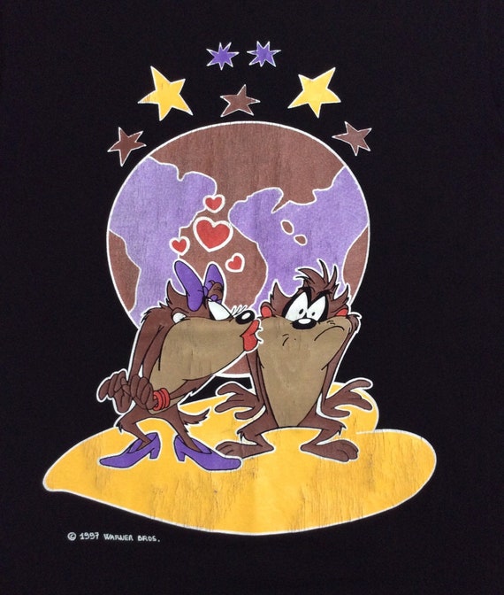 1997 TAZ LOONEY TUNES CALIFORNlA Vintage Shirt - image 1