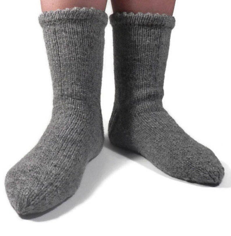 Grayhand Knitted Wool Socks, Sleeping Socks, Warm Winter Socks, Golf