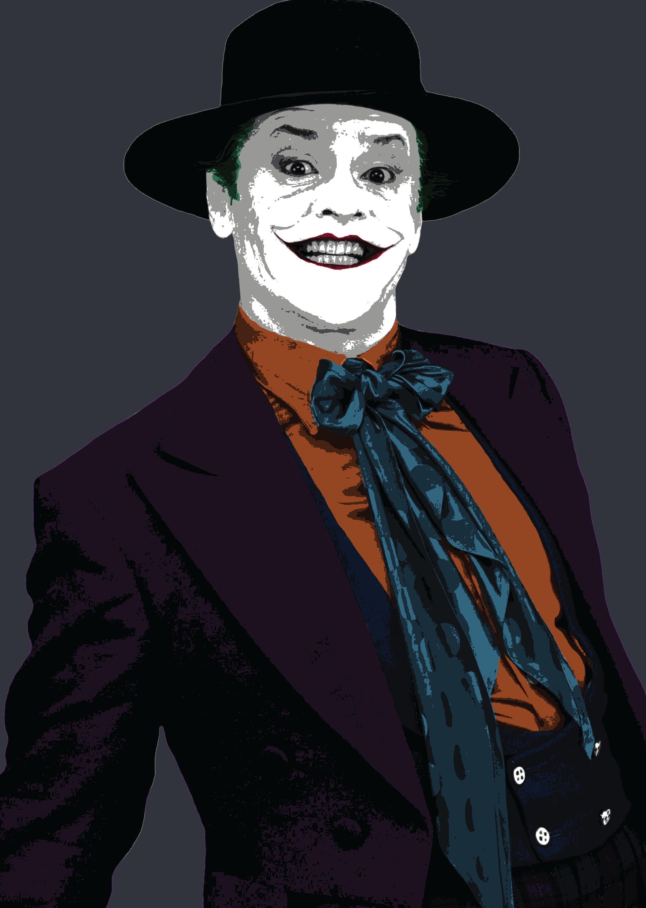 DC Joker Stylised Pop Art Poster Prints | Etsy