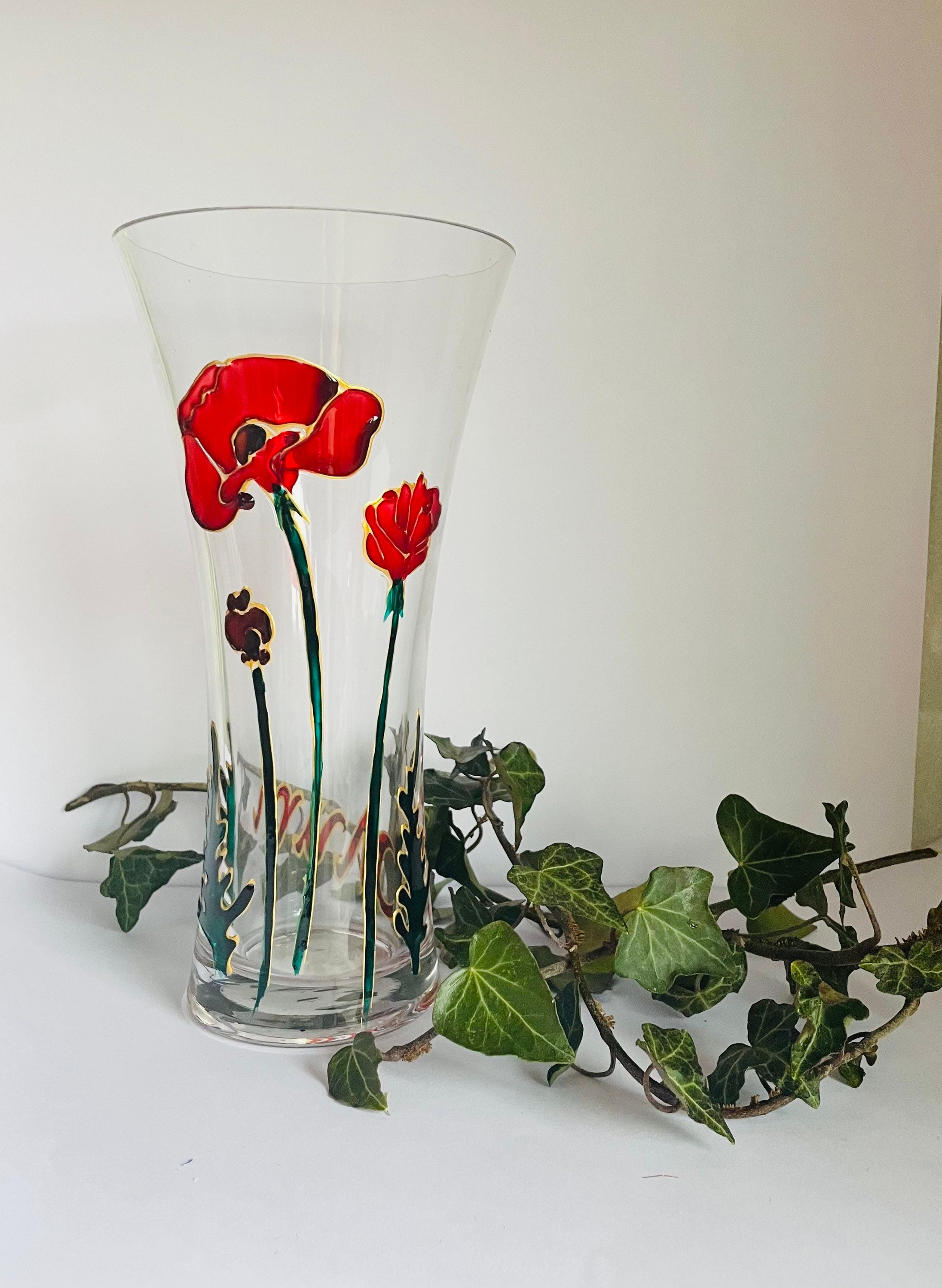 Poppy Vase Etsy