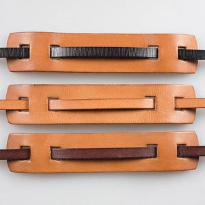 BRONKEY - Neck patch for leather camera strap original bronkey brand strap, mirrorless and compact cameras, Leica, Fuji, Sony, Olympus, etc