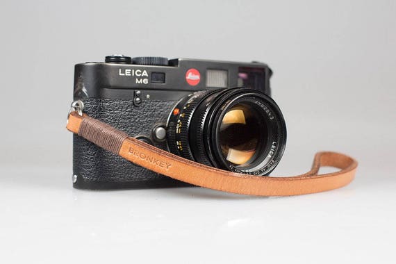 Nikon Fuji X serie Tanned color Berlin #1 DSLR Leather Camera Strap for mirrorless vintage /& more. Bronkey Olympus 35mm Leica
