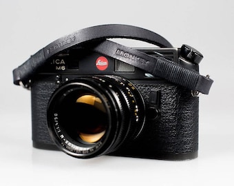 BRONKEY - Courroie en cuir pour appareils photo hybrides et compacts tels que Nikon, Leica, Fuji, Sony, Olympus, Fujifilm, vintage, 35 mm, etc.