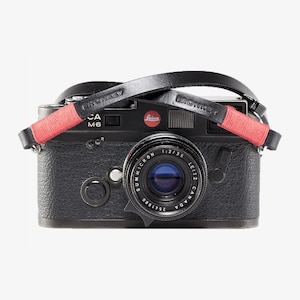 BRONKEY - Leather Camera Strap for compact and mirrorless cameras like Nikon, Canon, Leica, Fuji, Sony, Olympus, Pentax, fujifilm, vintage