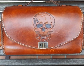 Sac à main cuir "Skull"