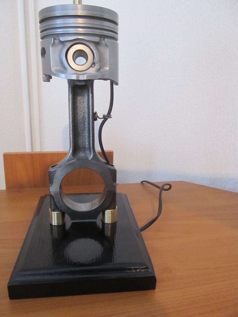 Lampe Piston skull décoration industrielle garage moteur Etsy