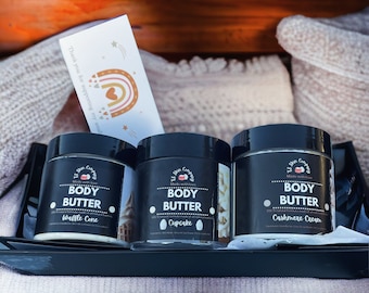 Butta Bundle - 3 X Body Butter | Whipped Shea Body Butter , Dry Skin , Gift , Chemical Free Body Butter