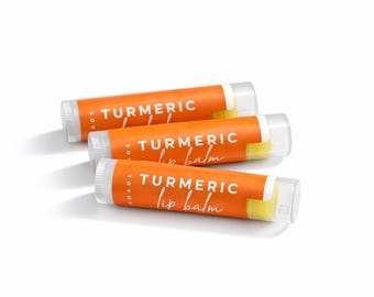 TURMERIC LIP BALM | Turmeric lip balm | Natural Lip Balm