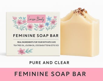 PURE & CLEAR YONI soap - No Dyes No Fragrance Feminine Wash Soap Bar| Yoni Soap | All Plant Based Soap