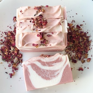 YONI BLUSH | Natural Yoni Soap with rose water and essential oil | Intimate Cleanser 4oz
