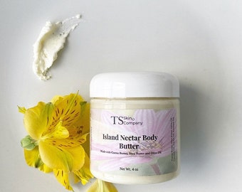 Island Nectar Body Butter | Infused with cocoa butter, shea butter & olive oil.