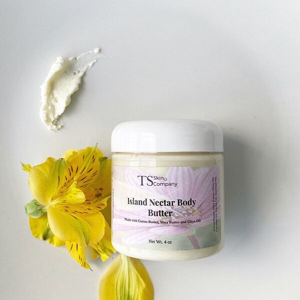 Island Nectar Body Butter | Infused with cocoa butter, shea butter & olive oil.