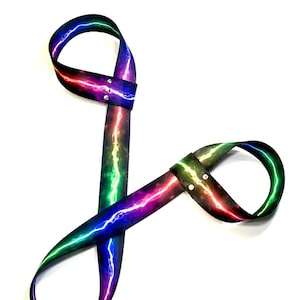 ROLLERSTUFF Electric Rainbow, Adjustable Roller Skate Leash