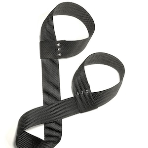 ROLLERSTUFF Black Adjustable Roller Skate Leash