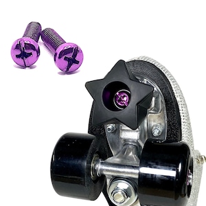Boulons / vis métalliques violets pour butées boulonnées (5/16 »), paire