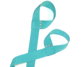 ROLLERSTUFF Teal Turquoise Adjustable Roller Skate Leash