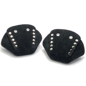 Schwarze Wildlederkappen für Rollschuhe (Paar) von ROLLERSTUFF