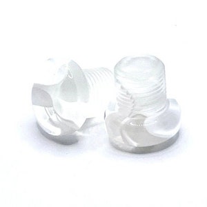 White Swirl Roller Skate Toe Plugs · Jam Plugs · Dance Plugs