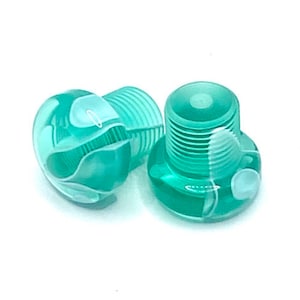 Aqua Teal Swirl Roller Skate Toe Plugs · Jam Plugs · Dance Plugs