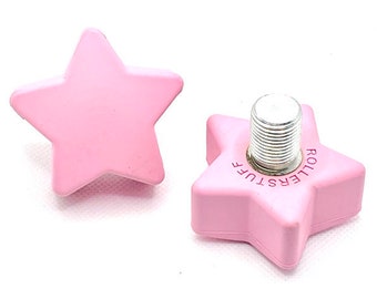 ROLLERSTUFF TWINKLE TOES Star Toe Stops, Patrick Star Pink (Pair)