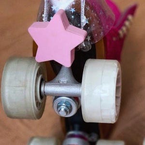 Topes de punta de estrella ROLLERSTUFF TWINKLE TOES, Patrick Star Pink (par)