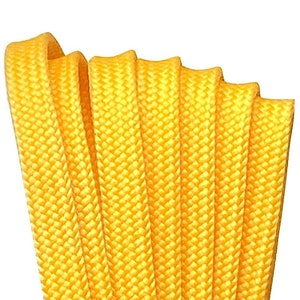 Mustard Yellow CORE Derby Laces Waxed Roller Skate Laces / Shoe Laces, Pair