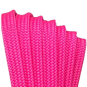Cadarços de patins/cadarços de sapato encerados CORE Derby rosa-choque fúcsia, par