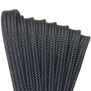 Black CORE Derby Laces Waxed Roller Skate Laces / Shoe Laces, Pair