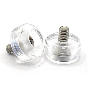 Embouts de protection pour patins à roulettes transparents à visser en pierres précieuses · Bouchons de jam · Plugs de danse