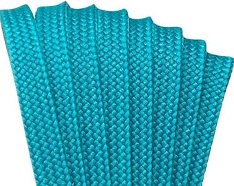 Teal CORE Derby Laces Waxed Roller Skate Laces / Shoe Laces, Pair