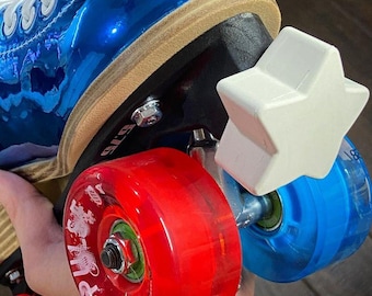 ROLLERSTUFF TWINKLE TOES Star Toe Stops, Oy-star Pearl White (Pair)