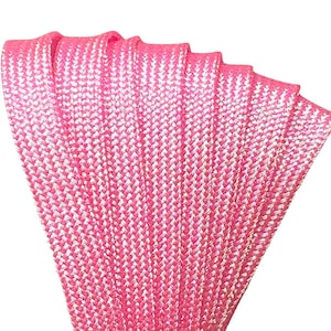Light Pink SPARK Derby Laces Metallic Roller Skate Laces / Shoe Laces, Pair