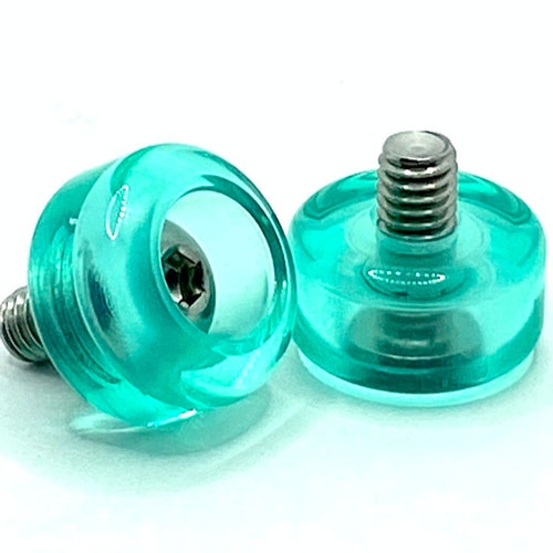 Bolton Aqua Gemstone Roller Skate Toe Plugs Jam Plugs Etsy