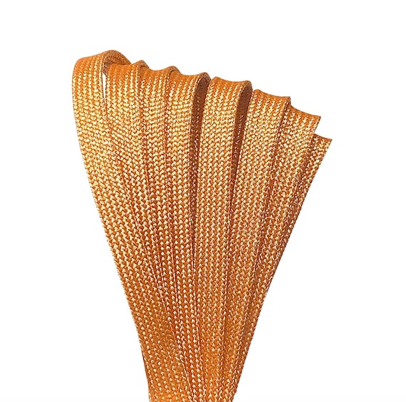 Light Copper Orange SPARK Derby Laces Metallic Roller Skate Laces Shoe  Laces, Pair