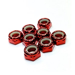 Red Metallic Hardware Upgrade / Asmoeren voor Rolschaatsen