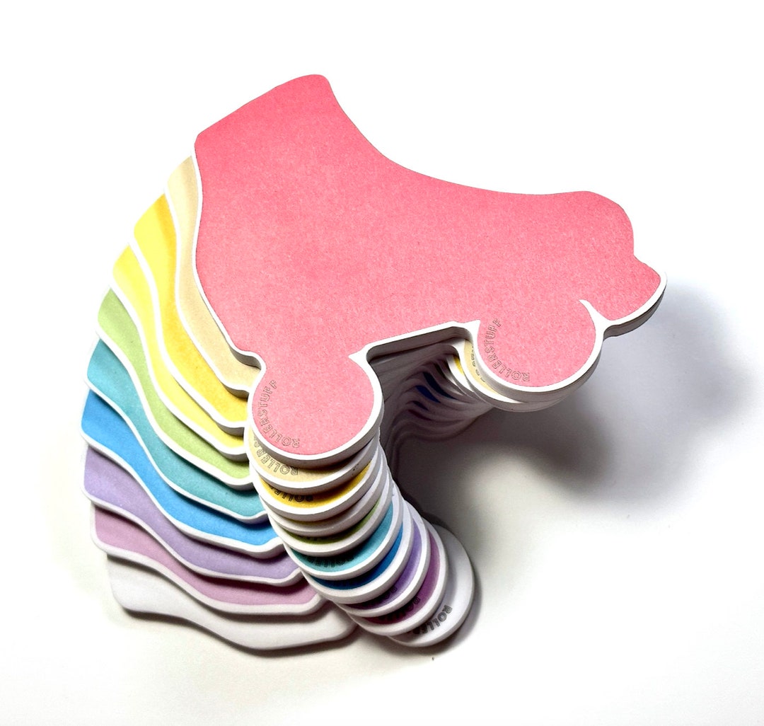 Roller Skate Shape Sticky Note Pads Etsy