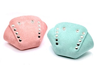 Mix & Match Suede Roller Skate Toe Caps / Toe Guards, Any 2 Colors (Pair) by ROLLERSTUFF