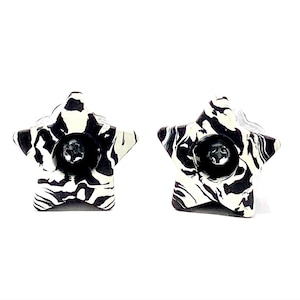 Bolt-On TWINKLE TOES Star Toe Stops, Cruella Swirl (Pair)