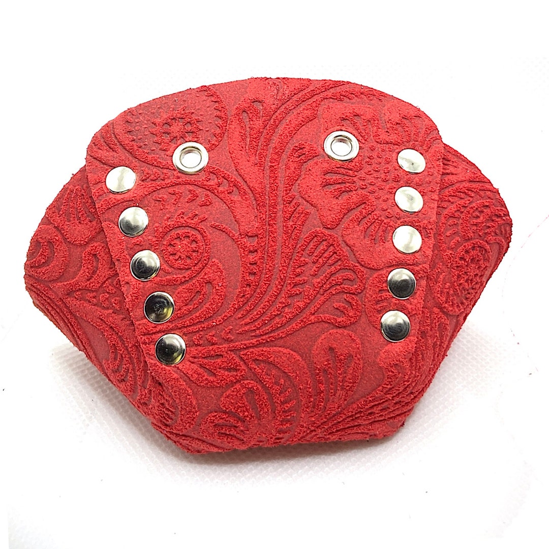 Red Embossed Toe Caps for Roller Skates / Toe Guards (pair) by ...