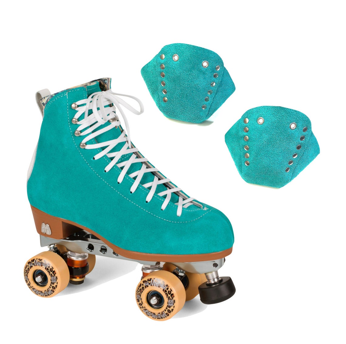 Jade Suede Roller Skate Toe Caps Etsy