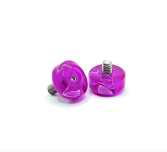Bolton Fuchsia Swirl Roller Skate Toe Plugs Jam Plugs Etsy