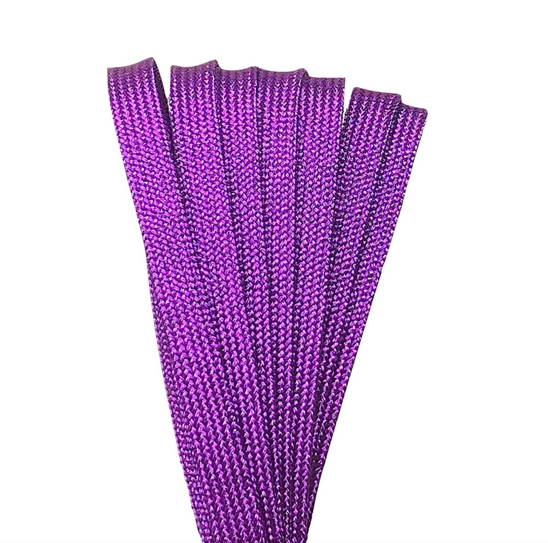 Purple SPARK Derby Laces Metallic Roller Skate Laces / Shoe Laces, Pair