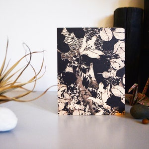 Daphne H.C. Shen - jeu de cartes postales (6 cartes), Style japonais/Plantes/Fleurs/Fête des Mères/Imprimé floral/Imprimé/Impression d’art/Illustration botanique