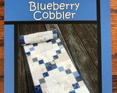 Blueberry Cobbler Quilted Table Runner Pattern