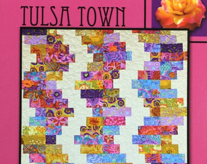 Tulsa Town Quilt Pattern by Villa Rosa Designs Uses Fat Etsy