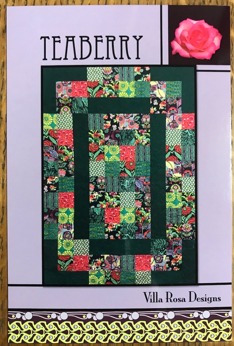 Teaberry Quilt Pattern by Villa Rosa Designs Etsy